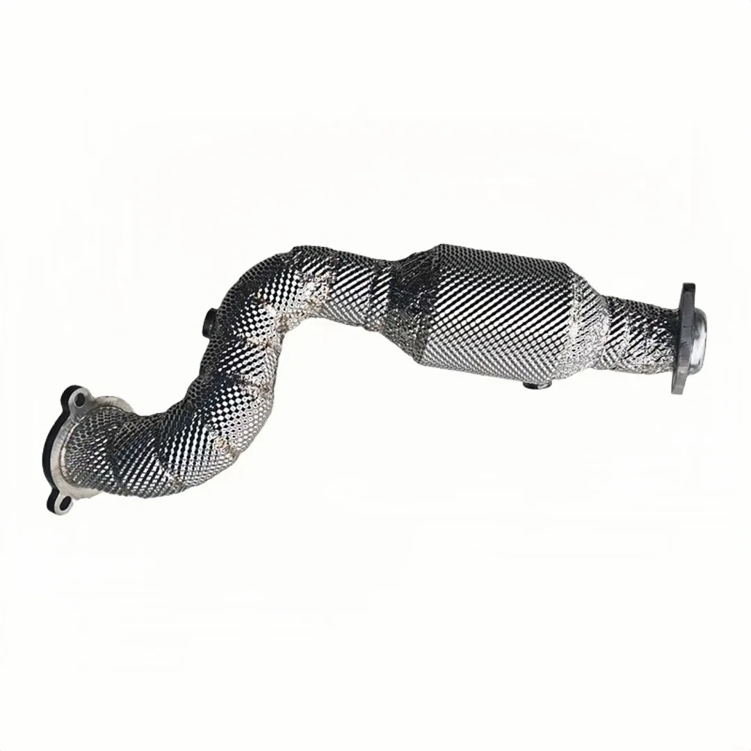 DEX Stainless Steel With Insulation High Flow Exhaust Downpipe for 2007-2014 Mercedes-Benz C-Class (W204)