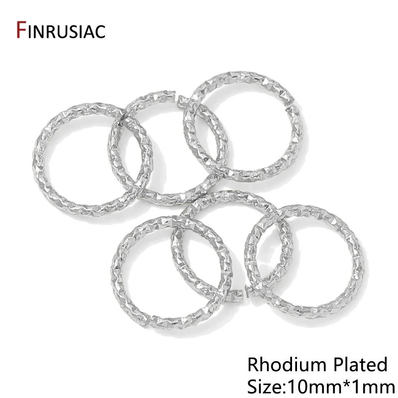 14K vergoldetes Messing, rund, gedreht, offen, geteilte Ringe, Biegeringe, Verbindungsringe für DIY-Schmuckherstellungszubehör – Detail 25