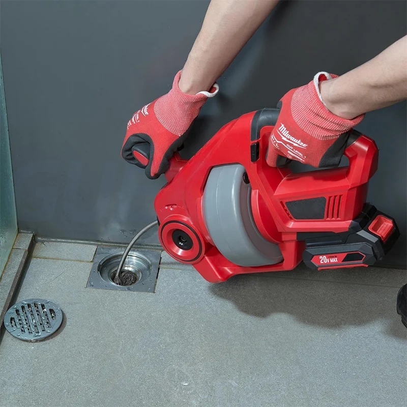เครื่องขุดลอกใช้ในบ้านพกพา18V เครื่องขุดลอกท่อลิเทียมแบตเตอรี่ลิเธียม เครื่องขุดลอกท่อ18V เครื่องขุดลอกใช้ในบ้านพกพาอุดตันท่อน้ำทิ้งห้องน้ำแบตเตอรี่ลิเธียม เครื่องขุดลอกท่อ 18V ท่อระบายน้ำห้องน้ำอุดตันทำความสะอาด เครื่