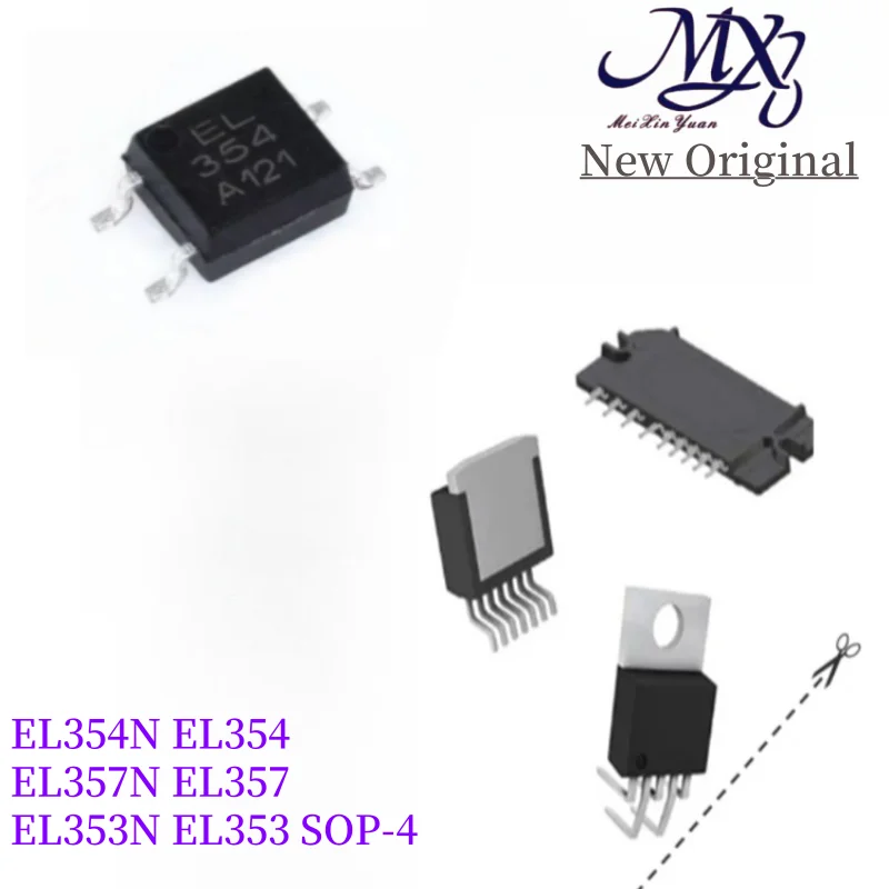 MXY 50Pcs EL354N EL354 EL357N EL357 EL353N EL353 SOP-4 IC Chip Wholesale