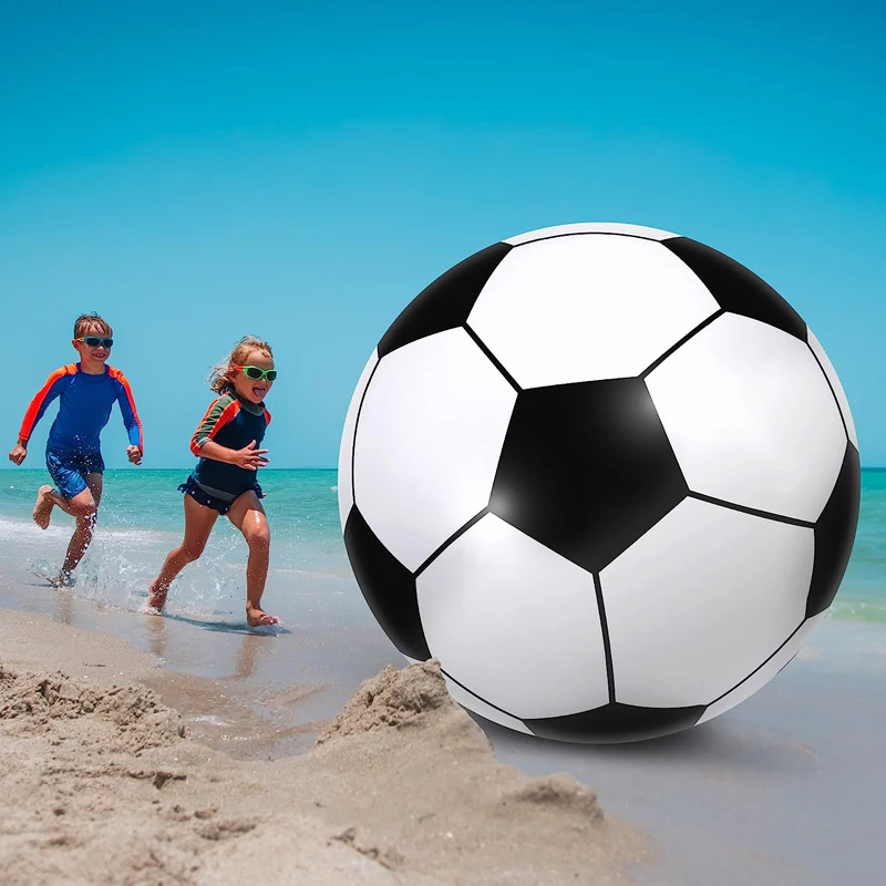 60 Inch Inflatable Beach Ball Jumbo Inflatable Soccer Ball Basketball Volleyball Pool Party Toys Beach Toy Water Sports Games