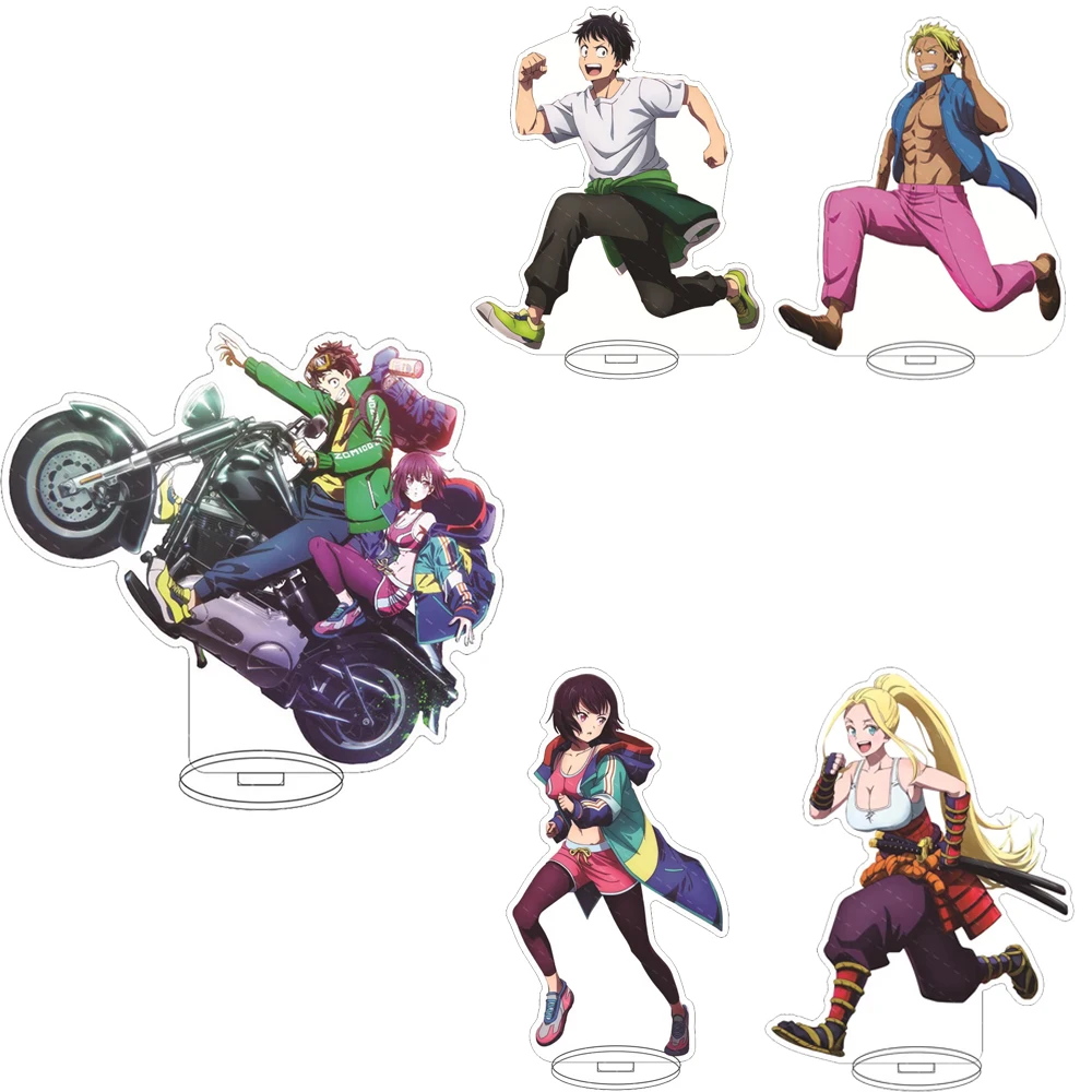 Modelo de soporte acrílico de la lista de los muertos, 22 piezas, Anime Zom 100: cubo, personajes de Cosplay, accesorios de adorno, artículos de colección, regalos