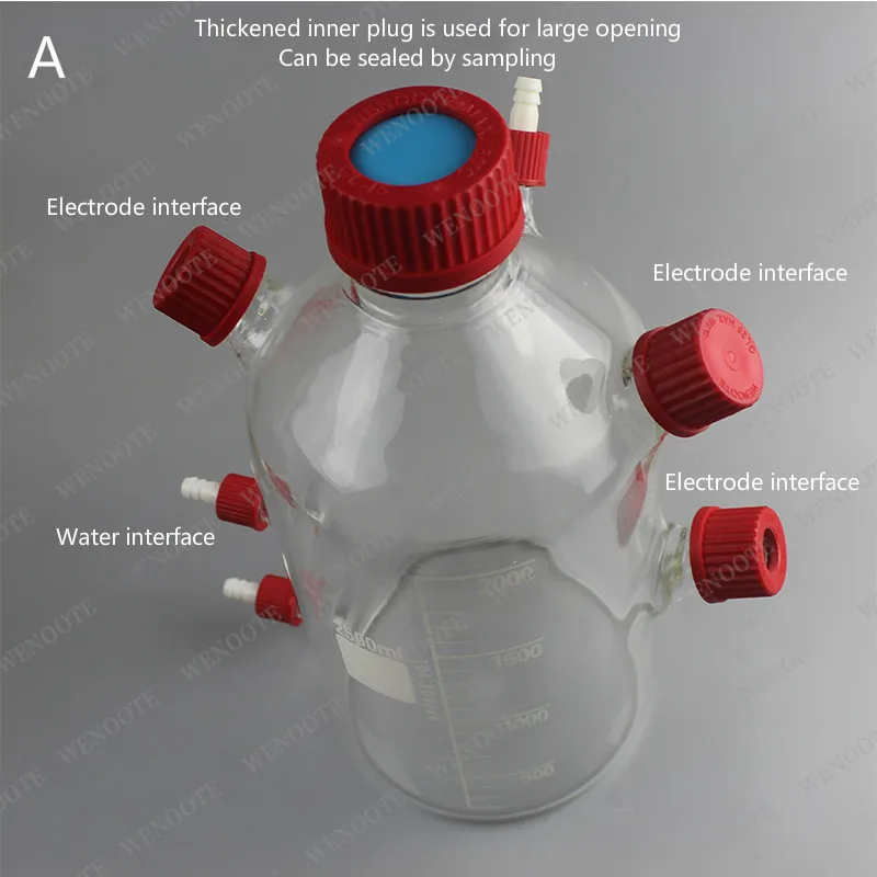 

2000ml anaerobic flask, reactor, MFC battery box, headspace flask, glassware