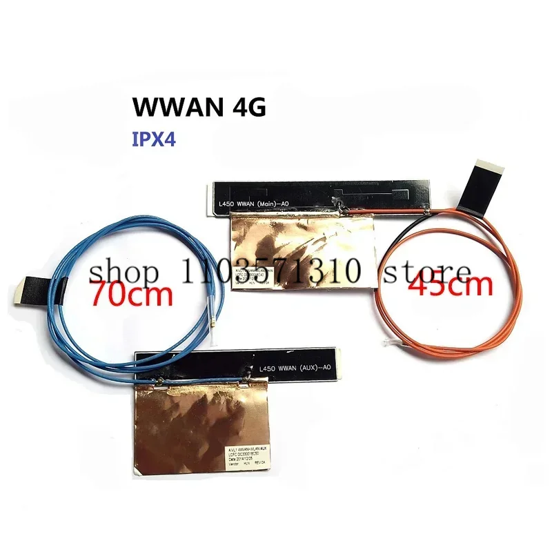 

N сменный комплект антенны WLAN WWAN для ноутбука Lenovo ThinkPad P53 T480 X280 X395 L850-GL 4G 01YR494 01YR495