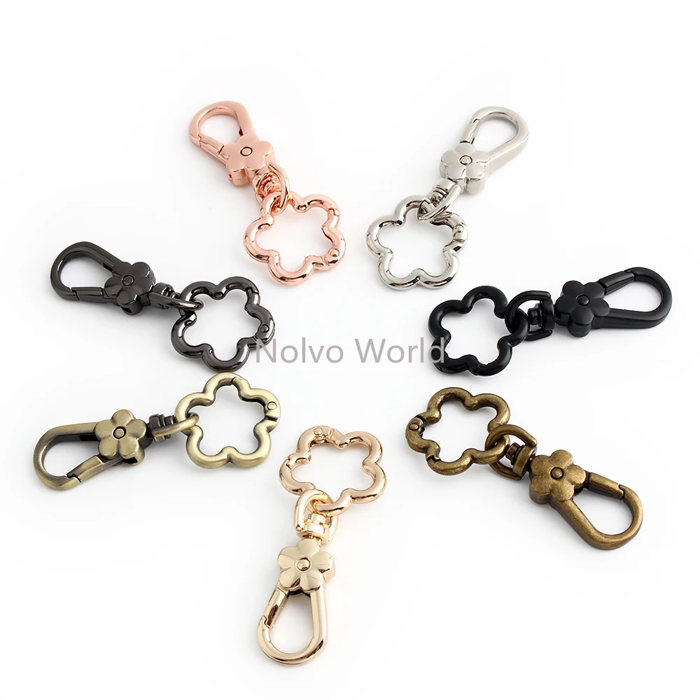 2/4/15PCS Peach Heart Beads Charm Retro Fashion High-end Keychain For Bag Charm Purse Phone Strap Pendant Rope Chain Accessories