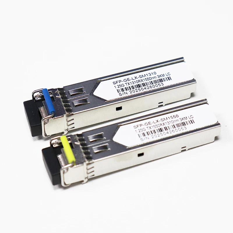 New SFP Transceiver SFP Module 1.25G LC 1310nm/1550nm 3km fiber switch Compatible module with Switch Optical Module