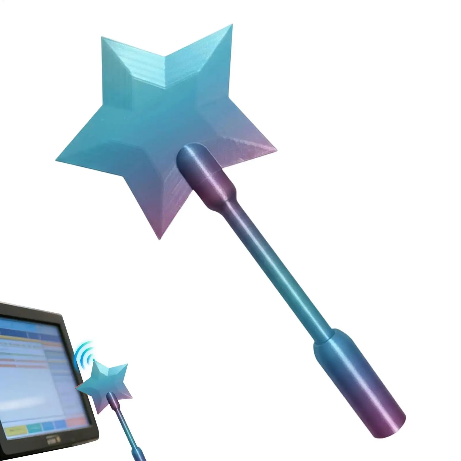 Card Holder Star Wand 3D Printed Tap-to-Pay Wand Contactless Credit Card Holder Creative Magical Payment Wand To Pay Lightweight