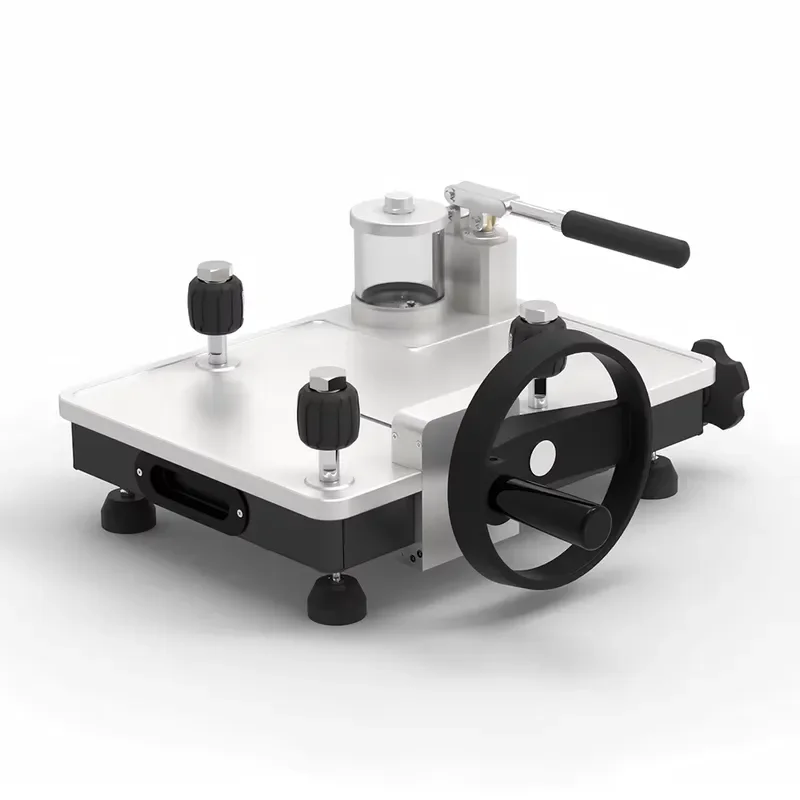 for Yuanhuatc YH160BW Desktop Manual Hydraulic Calibration Pump 60MPa Transformer Oil Water 3 M20 1.5 Laboratory Measurement