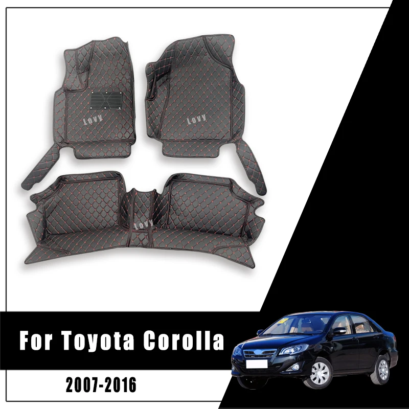 For Toyota Corolla Altis 2016 2015 2014 2013 2012 2011 2010 2009 2008 2007 Car Floor Mats Carpets Custom carpet covers Products