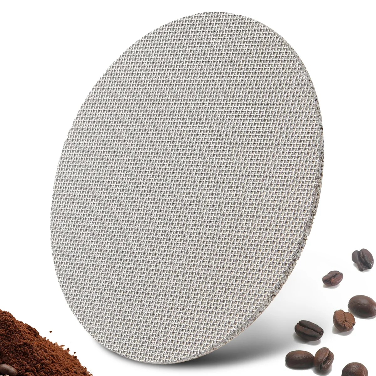 51/53/58mm Espresso Puck Screen, Reusable Stainless Steel Coffee Filter for Espresso Portafilter Filter Basket