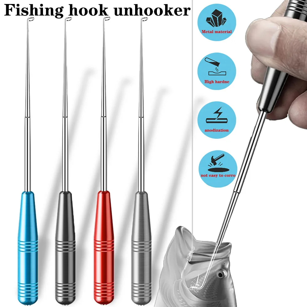 for Fishing Goods Stainless Steel Fishing Hook Extractor Safety Extractor Tools Supplies New Accessories Sports Entertainment