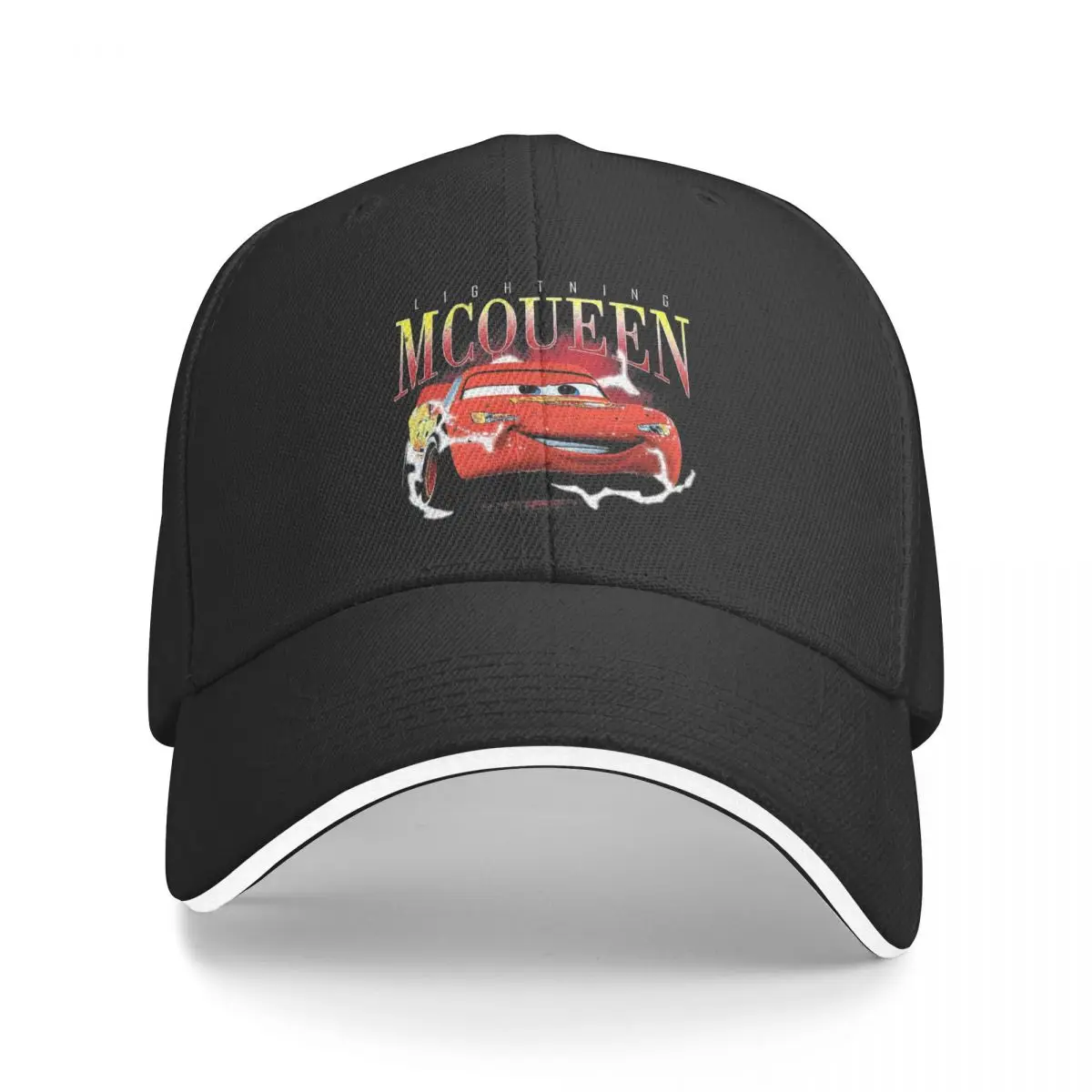 Smile Shiny Lightning Mcqueen Merch Unisex Baseball Caps Cars Hats Cap Vintage Formal Running Golf Sun Cap