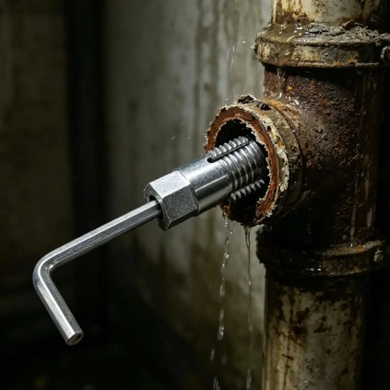 Broken Pipe Thread Extractor Tool, Broken Valves Thread Extractor, Broken Faucet Removal Tool for 12mm14mm Diameter D2RD