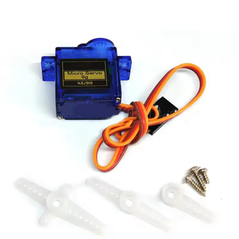 

Sg90 Servo Motor Micro 9g 180 360 Degree Mount Sg90 Kit Without Metal Gear Pro Rc Car Toy Airplane Arduino Uno Diy