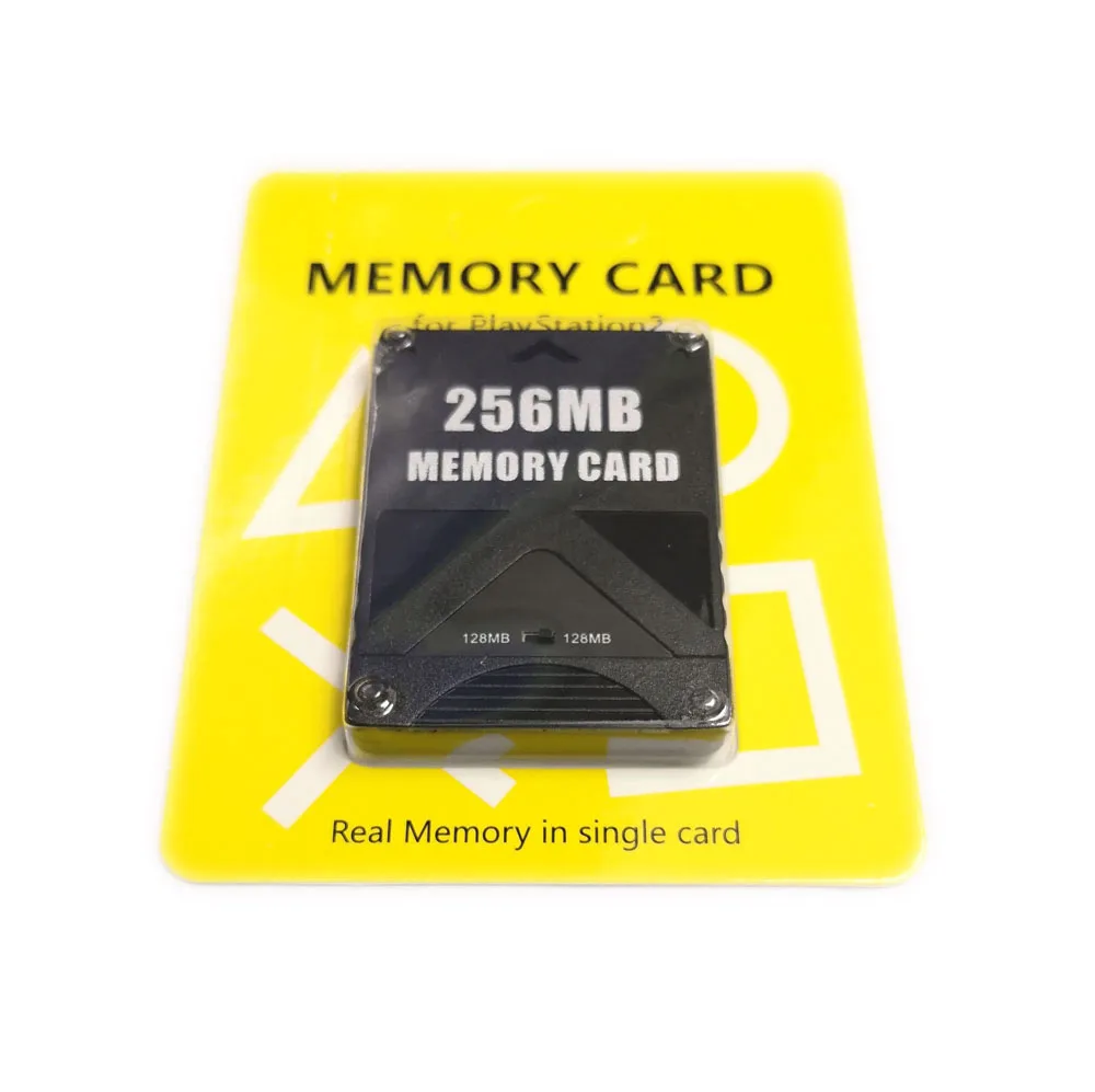 10 PCS a lot High Quality 8MB 16MB 32MB 64MB 128MB 256MB Memory Card Save Game Data Stick Module for Playstation 2 for PS2