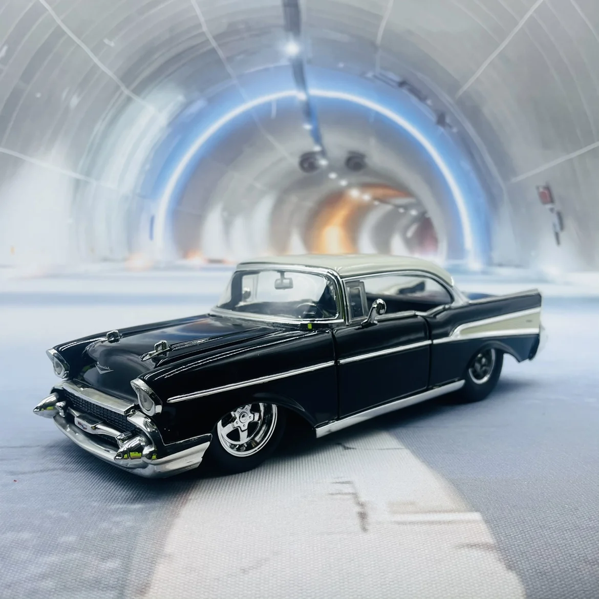 

JADA 1:24 Chevrolet BEL AIR 1957 года, легкосплавный автомобиль, литье под давлением и игрушечный транспорт, модель автомобиля, миниатюрная масштабная модель автомобиля для детей