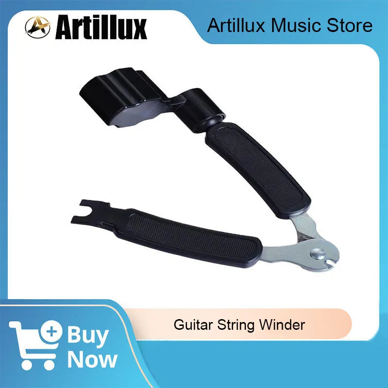 

1Pc Guitar String Winder 3 in 1 Multifunctional Guitar String Cutter Guitar String Tool for Guitar Parts & Accessories