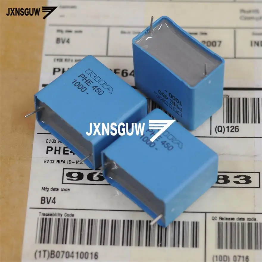 

10PCS RIFA PHE450 0.47UF1000V P27.5MM Coupling capacitance 474/1000V Electrolytic Capacitor PHE 450 0.47UF 1KV 470N 474 Blue