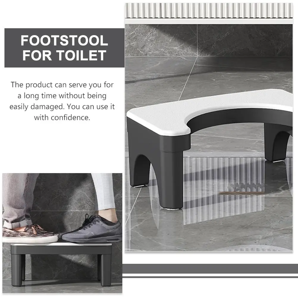 

Firm Bathroom Squatting Footstool Grace Toilet Stepping Stool Potty Stool for Adults