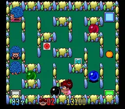 16bits PC Engine HU-CARD : BEBALL ( Chew-Man-Fu )