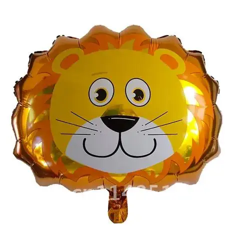 18pcs Safari Animal Balloons Set Metallic Chrome Latex Balloon 30inch Gold Number Globos Kids Birthday Party Baby Shower Decor