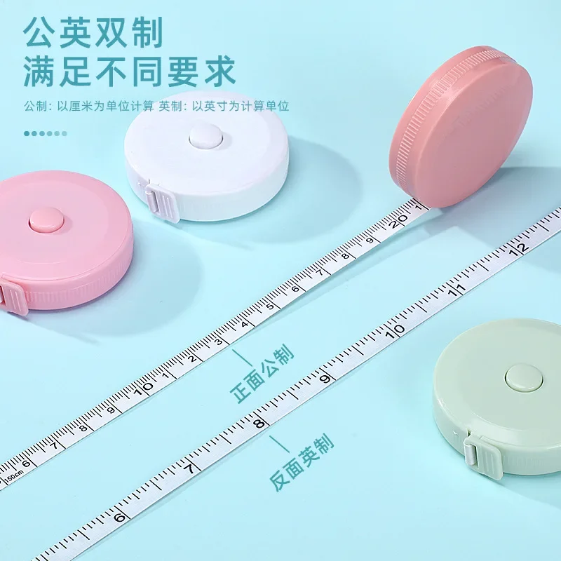 1pc Soft Tape Measure Body Sewing Flexible Ruler For Weight Loss Medical Body Measurement Sewing Tailor Craft New