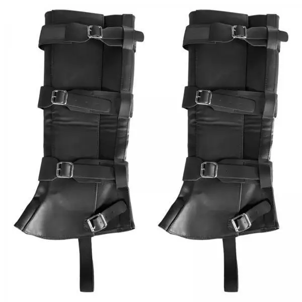 2x Pirate Boot Tops Shoes Covers Novelty Medieval Knight Boot Covers for Halloween , Black