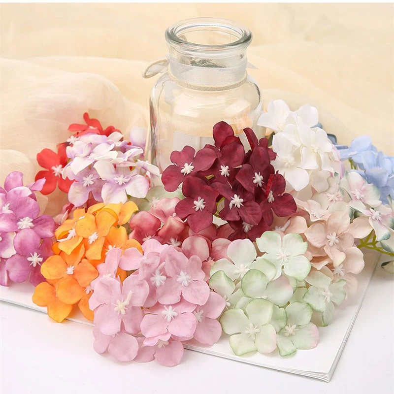 

Sen Department Simulation Hydrangea Head Living Room Flower Arrangement Decor Simulation Bouquet DIY Wedding Photography Props