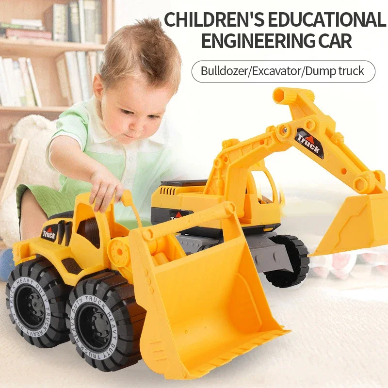 

Excavator Dump Truck Model Toy Engineering Vehicle Set .Construction Fleet Toddler Early Education Construction Vehicles Toys