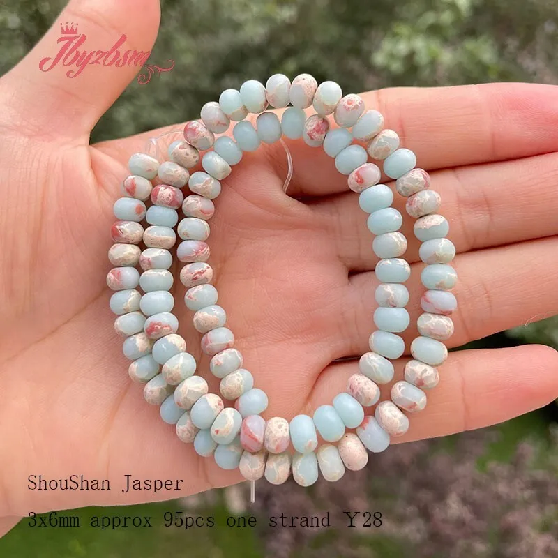 

Rondelle Frost Snakeskin Jasper Stone Beads For Jewelry Making Necklace Bracelet Strand 15 Inches DIY Loose Beads 3x6mm/4x8mm