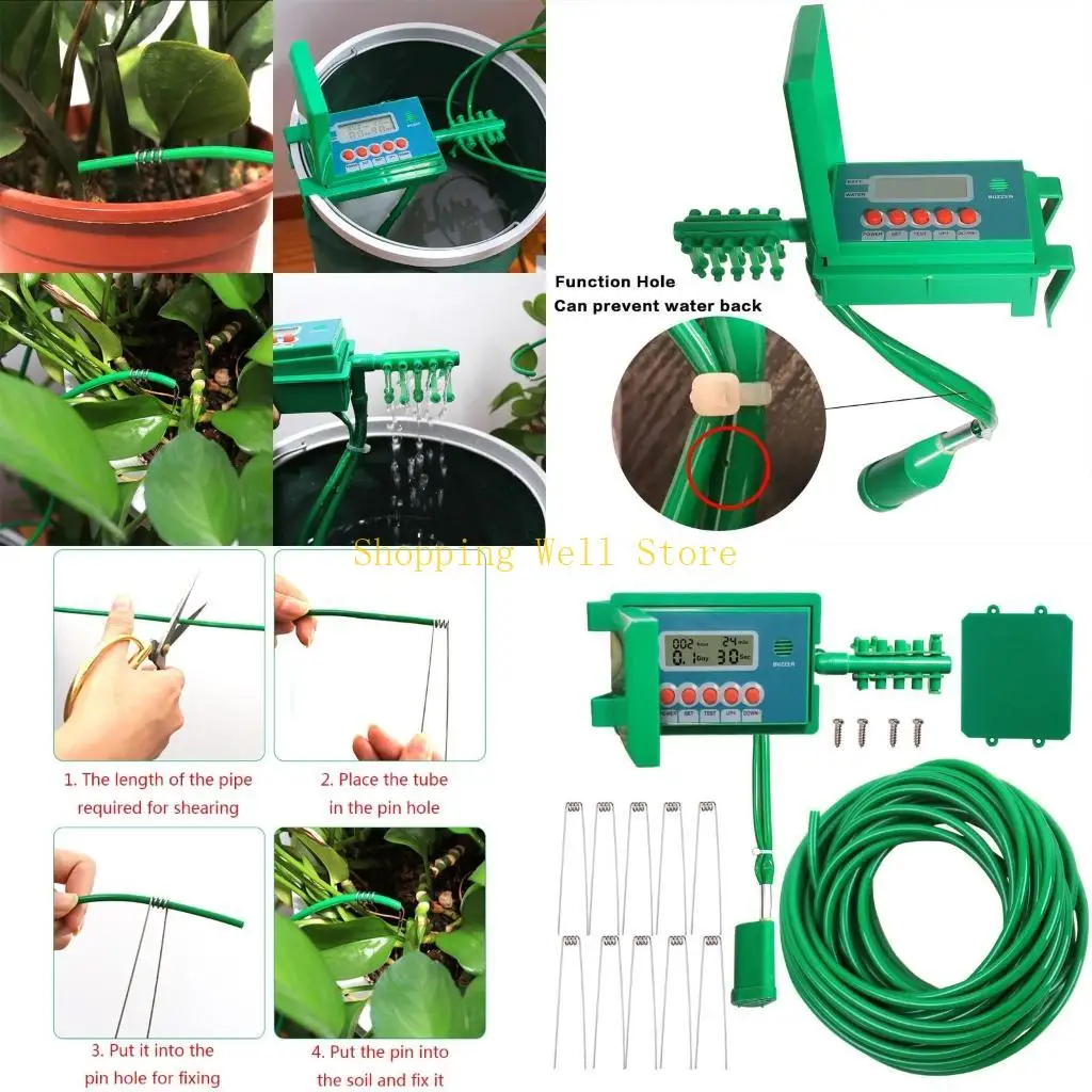 

KX4B Спринклерная система для полива с распределительным шлангом, 1 комплект капельного орошения