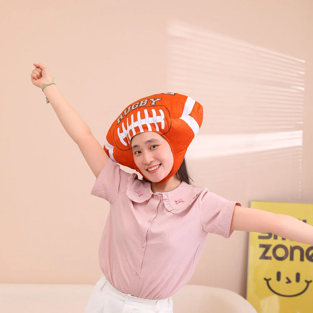

Party Cosplay Hat Makeup Novelty Headwear Fun American Football Funny Festival Man
