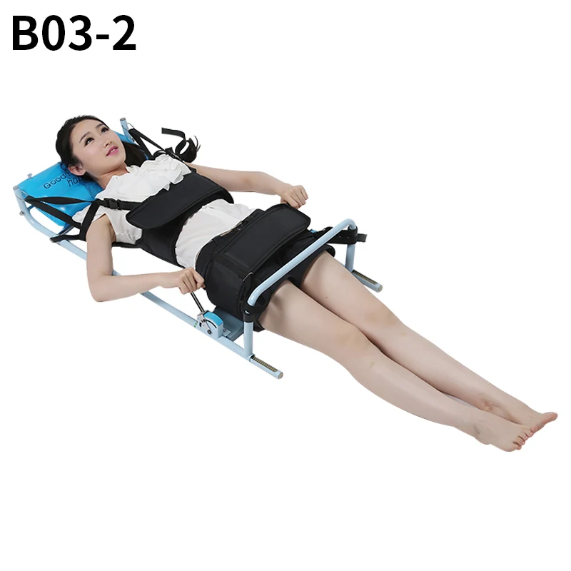 Efficient Cervical Spine Lumbar Spine Traction Bed for Cervical Vertebrae Lumbago Low Back Pain Therapy Massage Body Stretching