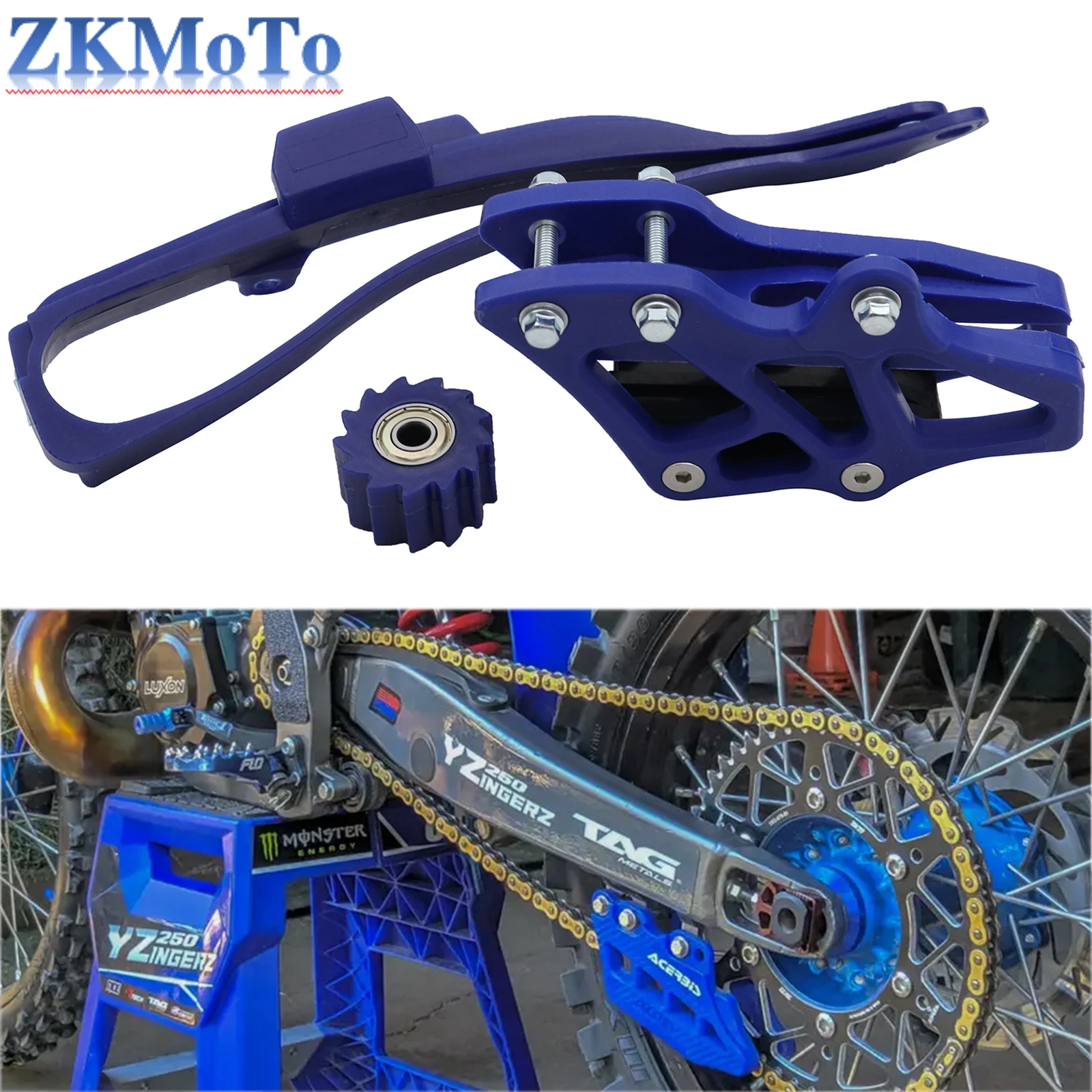 Motorcycle Chain Swingarm Chain Guide Slider Roller For Yamaha YZ250F YZ450F YZ125 YZ250 YZ250FX YZ450FX WR250F WR450F YZ WR