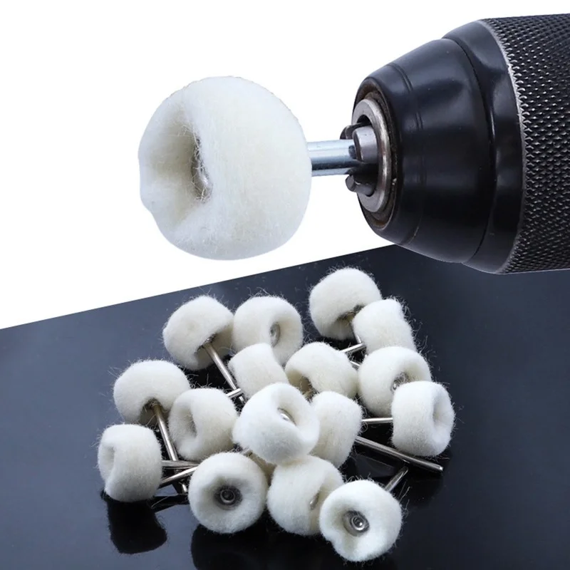 

1/3/5/10Pcs Shank Wool Felt Polishing Wheel Abrasive Brush Grinding Buffing Wheel Grinder Head Drill Rotary Hand Tool for Dremel