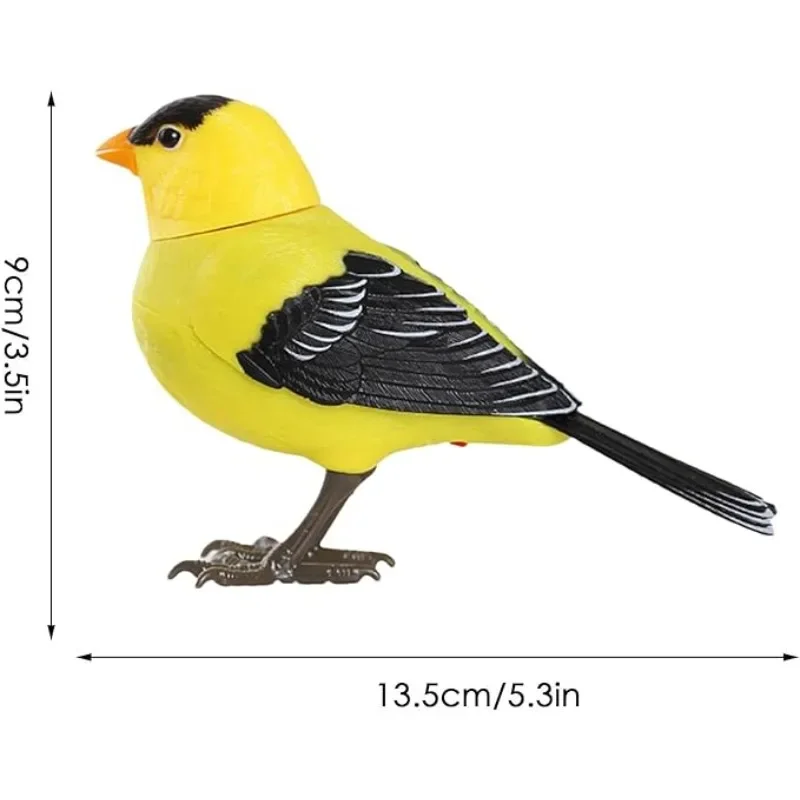 子供のための電子歌う鳥のおもちゃ、シミュレーション、インタラクティブ、キュート、モーション、サウンドコントロール