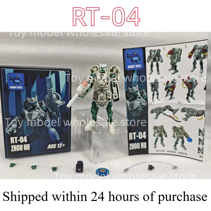 

[IN STOCK NOW With Bonus]Transformation ROBOT T0YS BW RT-04 RT04 Tigatron ZHOU HU Beast Wars Action Figure