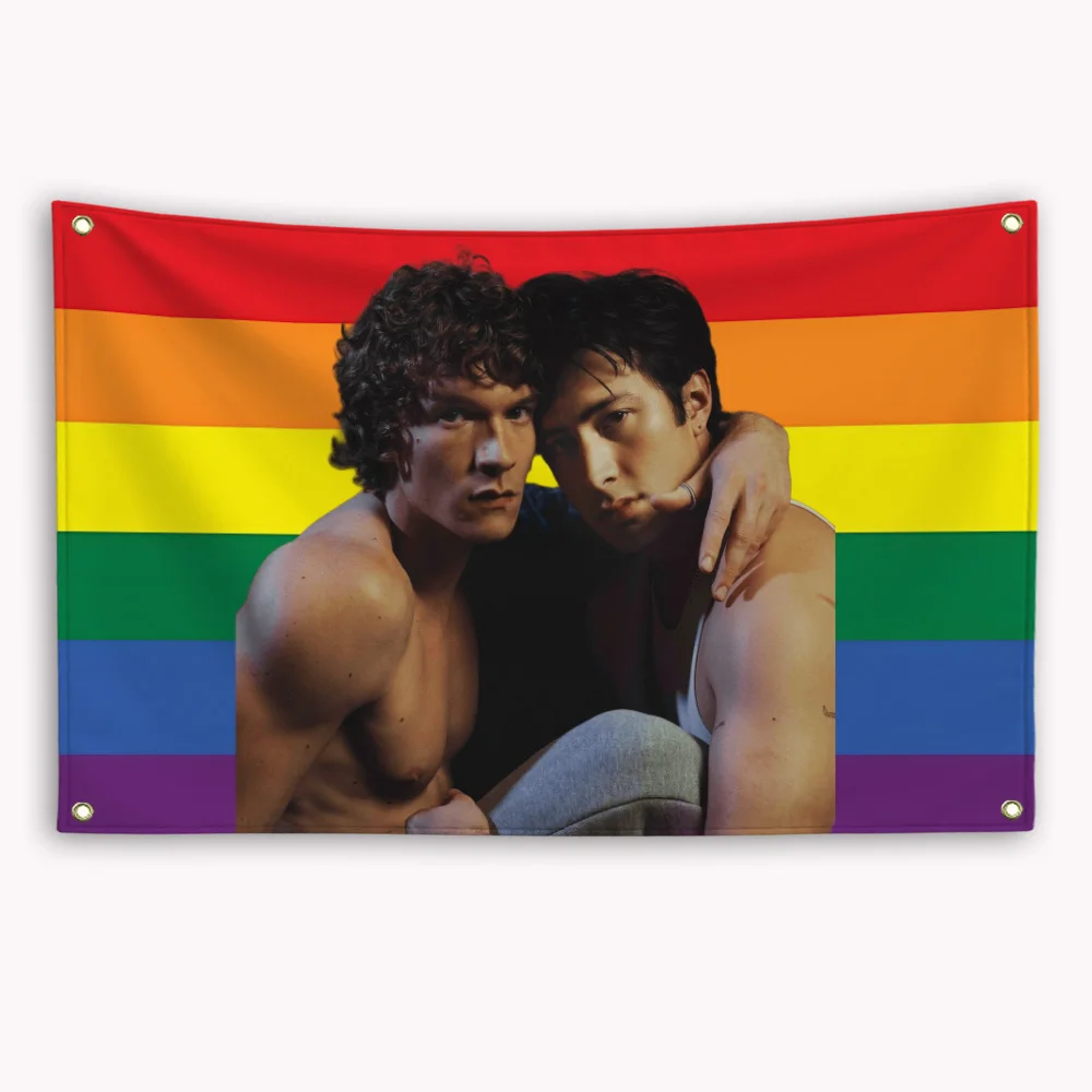 Heated Rivalry Flag – Ilya Rozanov & Shane Hollander Hockey Lovers Tapestry Custom Flags for Bedrooms Barber Shop Outdoor Decor