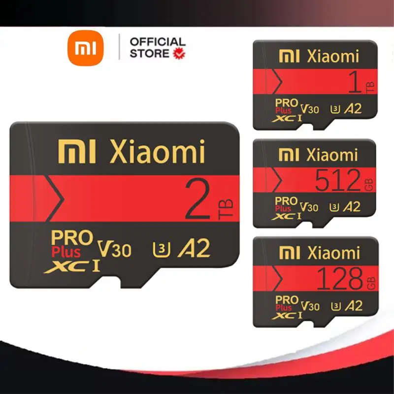 Карта памяти Xiaomi Class 10, стандартная SD-карта Micro Tarjeta на 1 ТБ, 128 ГБ, 256 ГБ, SD-карта памяти на 512 ГБ, SD-карта для телефона Steam Deck Cam