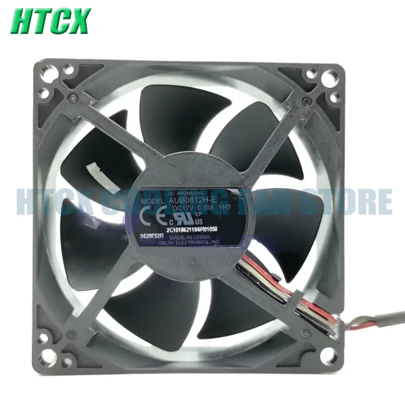 New  AUB0812H-E 12V 0.3A 8CM 3 wire projector axial cooling fan 3000RPM 35CFM