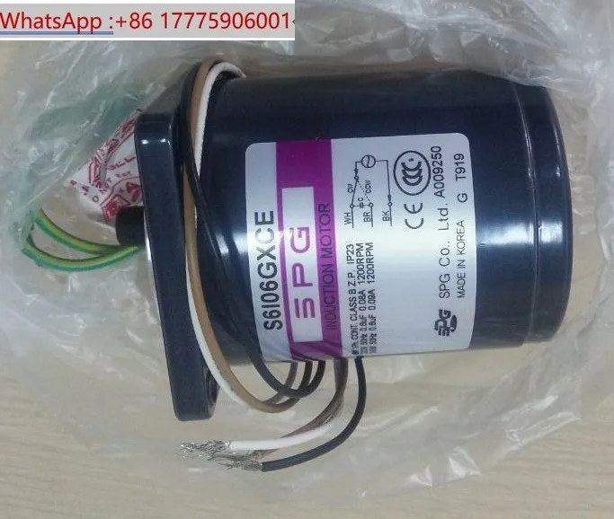 Motor S6I06GXCE SPG, motor 6W 220V 50HZ Coreia