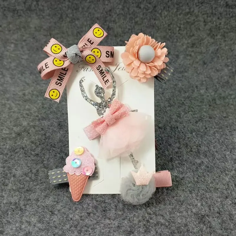 20pcs/lot 3.5x7.5cm ballet girls Appliques For children hair accessories and DIY Kid patches