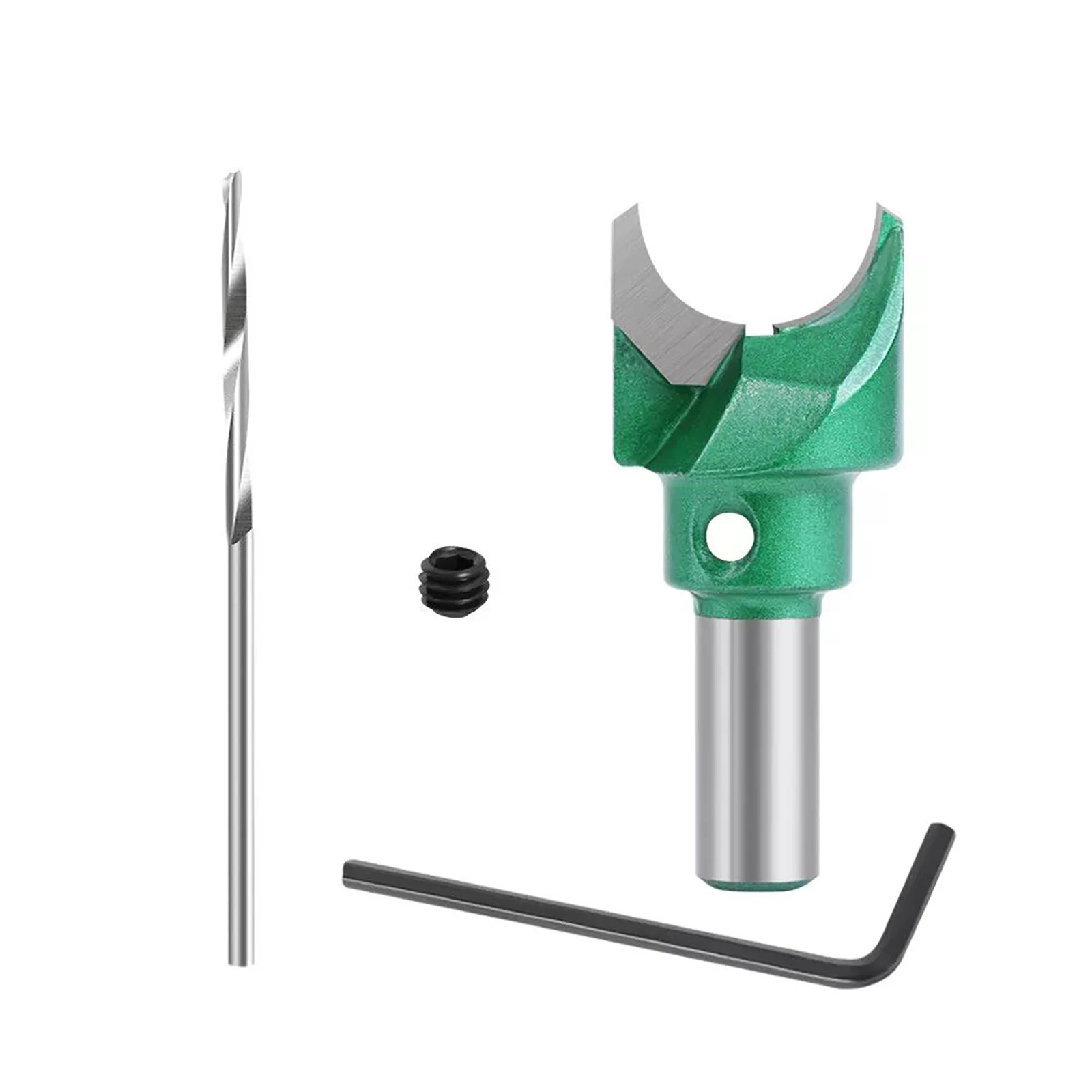 10mm Shank Wood Bead Drill Bit Carbide Ball Cutter Wooden Bead Maker Router Bit for DIY Craft Jewelry Making Woodworking