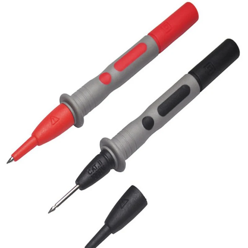 Multimeter-Messleitungen, Kabelsonde, sichere Spitze, Kabelsatz, Messleitungssatz, Krokodilklemme, Testhaken, Multimeterleitungen, Kit für die hintere Sonde – Detail 14
