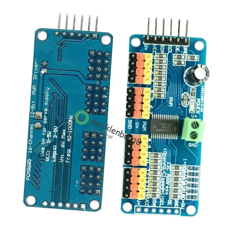 PCA9685 16 Channel 12-bit PWM/Servo Driver-I2C interface Module For Raspberry Pi Shield Module Servo Shield For Arduino