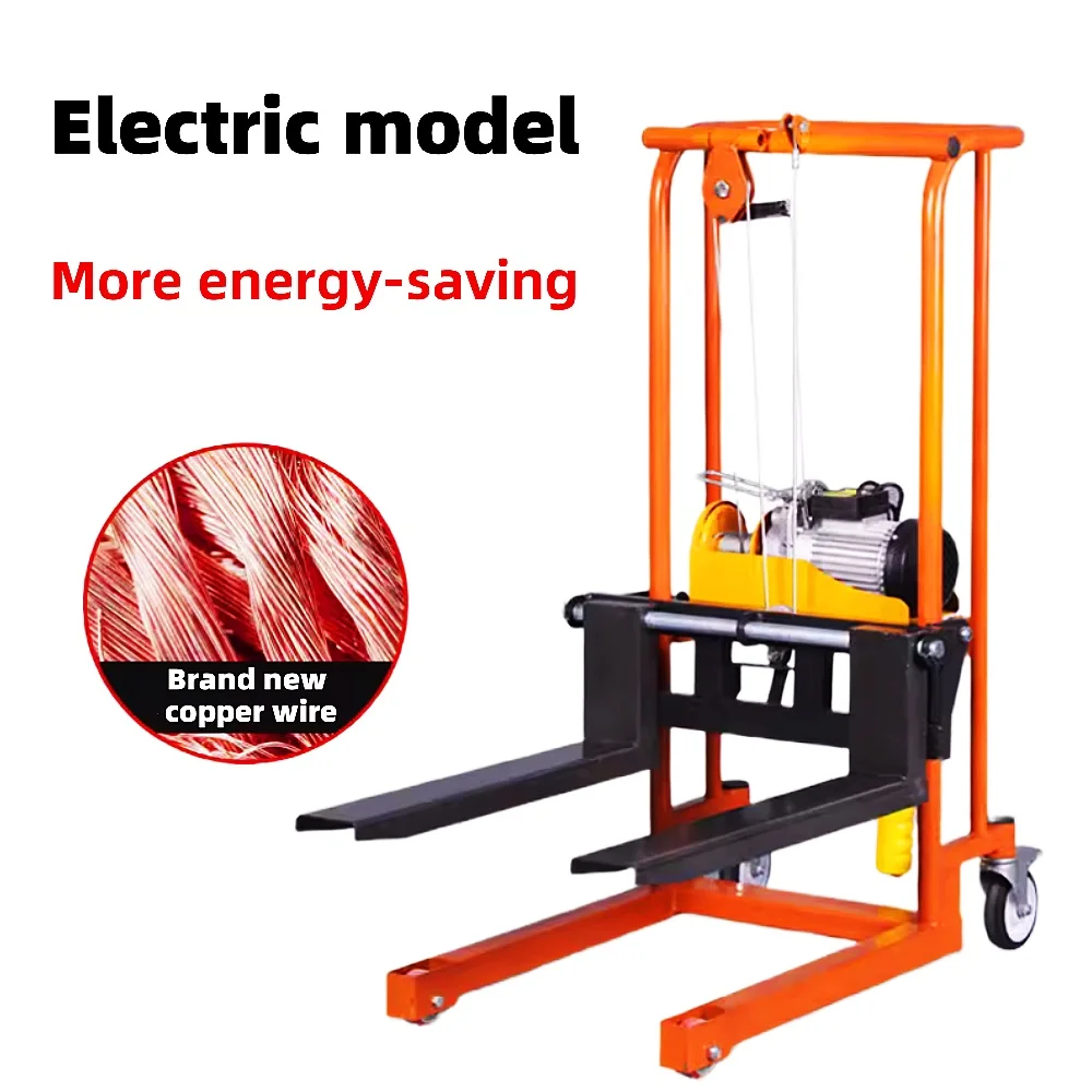 Small Household Manual Hydraulic Car Micro Forklift Light Lifting Platform For Driver Loading Unloading Storage Tools OEM