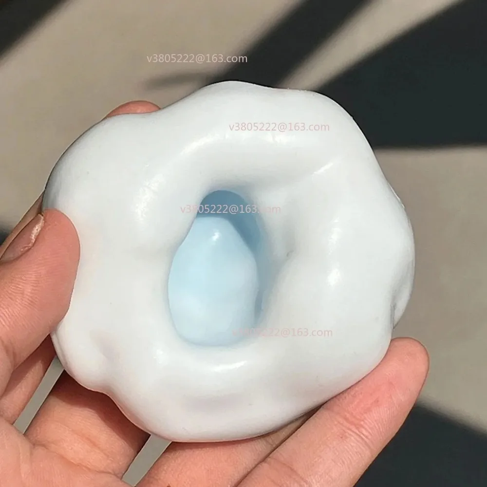 لعبة طاولة كرة لزجة صغيرة مصنوعة يدويًا من Taba Squishy فائقة النعومة لتخفيف التوتر من الجليد - لعبة تخفيف التوتر لمرونة اليد