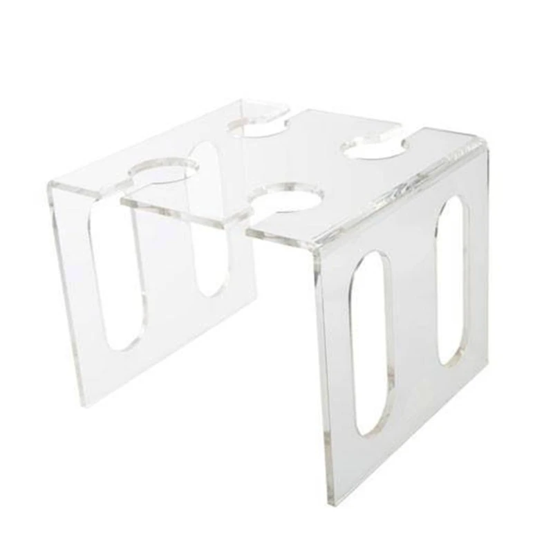 

Clear Acrylic Under Cabinet Wine Glass Holder Wall Wine Glass Storage Shelves Wall Rack 2 Rows Glasses Tray