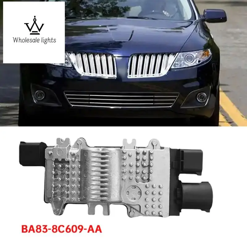 Modul Kontrol Kipas Pendingin Motor Kipas Resistor Mobil BA83-8C609-AA untuk Ford Taurus Lincoln MKS 3,5L 2010-2012 BA838C609AA
