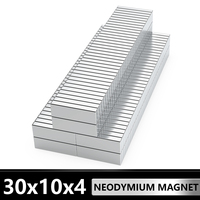 30x10x4mm Powerful Block Magnets for Fridge, DIY Projects, Science, Building & Office Use Refrigerator Magnet